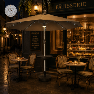 <span class=keywords><strong>Parasol</strong></span> motorisé avec lumières <span class=keywords><strong>LED</strong></span> et télécommande, auvent octogonal imperméable de 3 m, charge solaire, protection UPF 50+, ombrage de jardin - Product Image 3