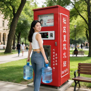 浄水器 自動販売機 冷水 400G 800G 屋外 セルフサービス 絹水機 - Product Image 1