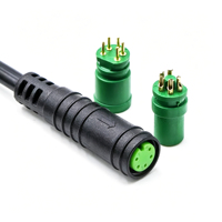 Connecteur de faisceau de câbles 1 à 5 voies, prise mâle/femelle étanche IP67/IP68, connecteur PVC/TPU à 2/3/4/5 broches pour éclairage LED extérieur