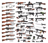 Figurines de Mini Soldats Militaires Allemands de la Seconde Guerre Mondiale avec Armes, Blocs de Construction Briques, Jouets d'Officiers de l'Armée des États-Unis, du Royaume-Uni et de Russie