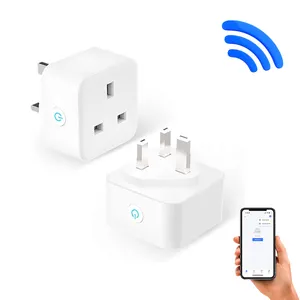 3840W Smart Socket UK 16A Energie zähler Sprach steuerung Google Assistant Wireless Socket Wifi Smart Socket