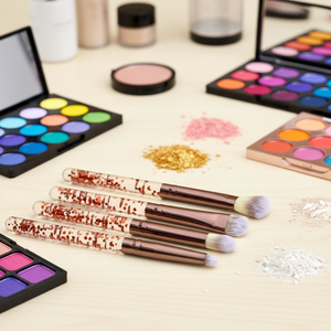 Juego de 16 <span class=keywords><strong>Brochas</strong></span> de Maquillaje con Pedrería Glitz and Glam, Estilo Profesional, <span class=keywords><strong>Brochas</strong></span> de Maquillaje de Lujo al por Mayor con Caja de Regalo - Product Image 3