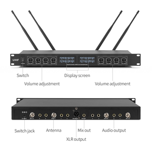 XTUGA YT8 Microfono Wireless Professionale a 8 Canali UHF per Sale Conferenze - Product Image 5