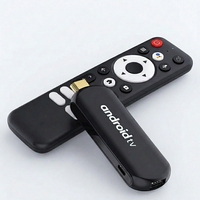 TV Stick Compatible con Android 9, Red Estable, WiFi5 2025, 4K, 2GB+8GB/16GB, Quad Core, HDR/H265, Control por Voz BT, Control Remoto