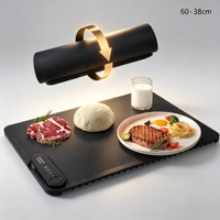 Tapis chauffant pour aliments 24x16 pouces, plateau chauffant électrique en silicone pour décongeler et maintenir les aliments au chaud pour les fêtes, les buffets et l'usage quotidien