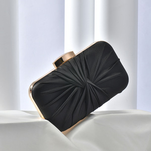 New Designer Multi Color Square Convertible Silk Satin <b>Wedding</b> Party Dual Use Shoulder <b>Clutch</b> Women Formal Wear Gold <b>Clutch</b> - Product Image 4