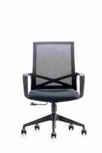 Chaise de bureau pivotante professionnelle confortable pour la maison et le bureau, chaise de luxe moderne en tissu maillé ergonomique à hauteur réglable - Product Image 3