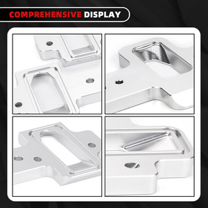 Adaptador de colector de admisión de aluminio 551316 para actualización de motor Chevrolet LSA LSX LS con tornillos - Product Image 3