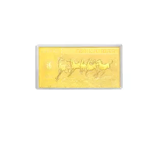 Gold banknote custom VIP gold card enterprise logo gift custom design gold foil commemorative banknote