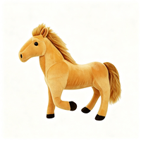Peluche Cheval Personnalisée Douce et Réaliste – Jouet en Peluche Animal Cheval Personnalisable