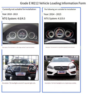 Para <span class=keywords><strong>Mercedes</strong></span>-Benz Clase E W212 W213, <span class=keywords><strong>Nuevo</strong></span> Panel de Instrumentos Digital de 12.3 Pulgadas con CarPlay, Plug and Play - Product Image 2
