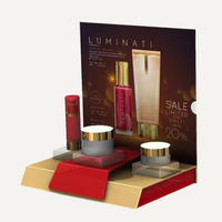 Présentoir de parfum cosmétique acrylique de luxe de comptoir Glorifier