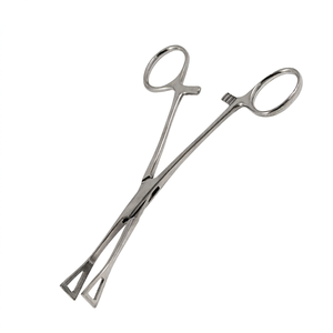 Pinzas Pennington de Grado Industrial de Alta Calidad para Piercings Dérmicos DIY OEM/ODM, Herramientas para Lengua, Ombligo y Nariz, Color Gris, 1 Unidad - Product Image 1