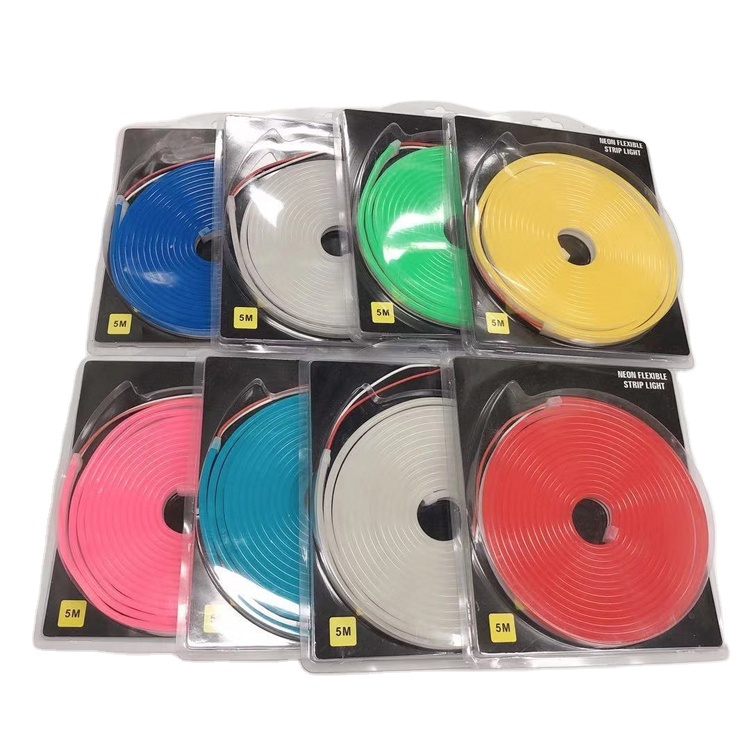 High Bright Custom DC12V Led Neon Lights 5M 120leds for Neon Signs Hotel Party Decoration Flexible Rope Light Strip Lights Sets · image 2