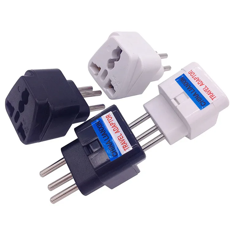 10A 250V Swiss Travel Power Adapter Plug Copper Conversion Universal Plug For Switzerland