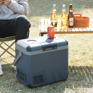 Réfrigérateur <span class=keywords><strong>électrique</strong></span> compact portable 12V pour voiture, 18 <span class=keywords><strong>litres</strong></span>, pour le camping, la pêche, les pique-niques en plein air - Product Image 1