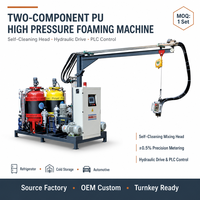Máquina automática de inyección de espuma de PU nueva para colchones, cojines, bombas, motores, componentes principales de PLC, alta precisión, CE