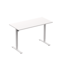 Bureau debout autoportant NBHY moderne électrique jaune ergonomique avec plateau en bois et moteur unique réglable en hauteur 1200x600 pour bureau