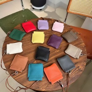 <span class=keywords><strong>2025</strong></span> hợp thời trang túi nhỏ nhỏ Crossbody kẹo màu da ví và đồng xu ví cá nhân cổ dây đeo móc chìa khóa - Product Image 2