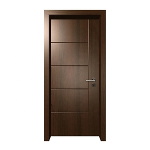 Puerta Principal Estándar Europea, Puertas Interiores de Madera Maciza Modernas - Product Image 6