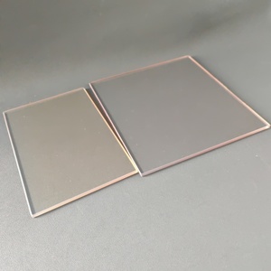 Verre cristallin poli transparent résistant aux hautes températures 4 mm 5 mm, verre céramique solaire noir 1200°C pour porte de cheminée - Product Image 3