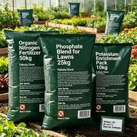 Bolsa de Embalaje para Fertilizantes, Impresa a Medida en Guangzhou, de Plástico, Resistente a la Humedad, al Desgarro y a los Rayos UV, para Uso Agrícola