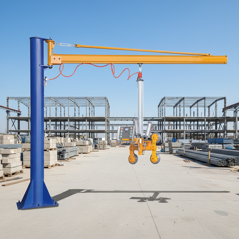 Pneumatic Cantilever Crane Glass Lifter Vacuum