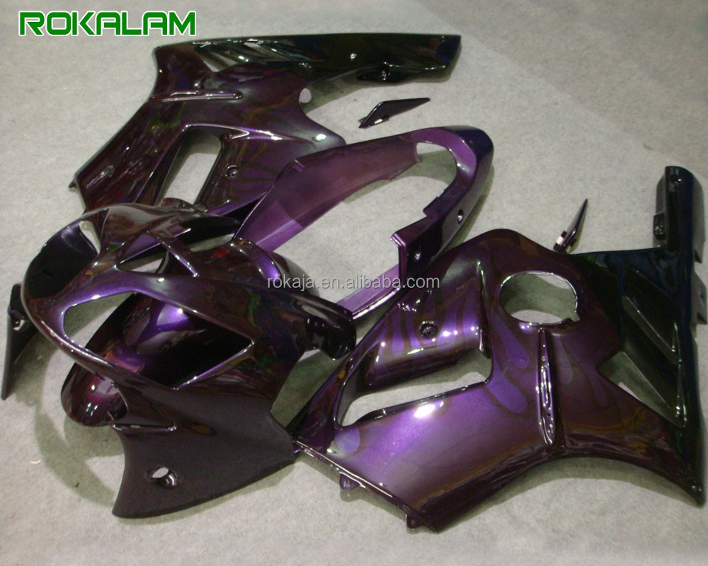 ZX12R Purple Flame Fairing Kit for Kawasaki ZX-12R