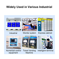 Monitor Layar Sentuh Kapasitif Open Frame Zhixianda 15.6 Inci 1920*1080, Dapat Dipasang di Dinding VESA, Layar LCD Industrial dengan HD VGA USB
