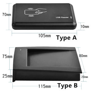 듀얼 칩 13.56mhz UID NFC M1 <span class=keywords><strong>RFID</strong></span> 비접촉식 카드 리더기 및 125KHZ UID TK4100 리더 - Product Image 5