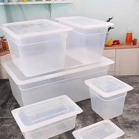 Hoge kwaliteit PP plastic BPA-vrij cateringapparatuur EU-stijl GN-bakken voedselveilige containers hotel restaurant