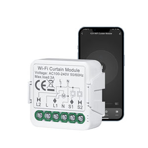 GIRIER WiFiブラインドスイッチ1 2ギャングTuya Alexa Google Homeスマートカーテンスイッチモジュール - Product Image 1