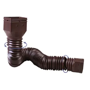 Заводская наружная дренажная труба для дождевой воды, пластиковая телескопическая канализационная водосточная труба для виллы