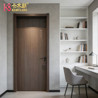 Portes intérieures modernes en bois composite sur mesure, isolation acoustique, construction durable, appartement, chambre, hôtel, salle de bain