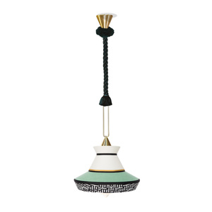 Modern Crystal Pendant Lighting Chandelier with Fabric <strong>Shade</strong> Retro Home Decor Ceiling <strong>Lamp</strong> <strong>for</strong> Hotels - Product Image 5