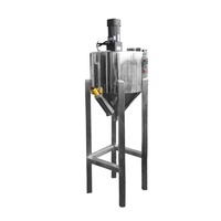 Trémie en acier inoxydable de 5L, 10L, 20L, 30L, 40L, 50L, 80L, 100L, 150L, 200L, 1 tonne pour machine de remplissage et d'emballage, trémie de mélange