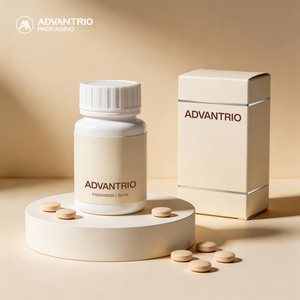 Custom <span class=keywords><strong>10cc</strong></span> 20cc 30cc 50cc de plástico blanco HDPE píldora cápsula tableta botella para uso médico con tapón de rosca - Product Image 2