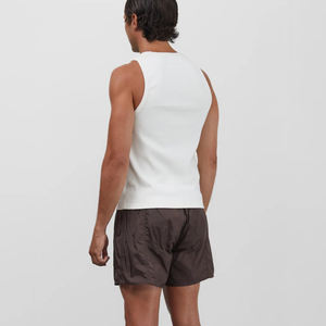 <span class=keywords><strong>Short</strong></span> en nylon <span class=keywords><strong>avec</strong></span> logo brodé personnalisé de haute qualité <span class=keywords><strong>avec</strong></span> poches zippées <span class=keywords><strong>Short</strong></span> de fitness et de gymnastique - Product Image 4