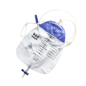 Sacchetto di raccolta dell'urina dell'orinatoio con valvola a T monouso da 1500ml sacchetto di drenaggio urinario - Product Image 1