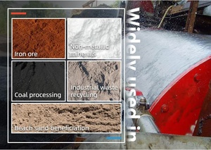 Separador magnético de Tambor Magnético permanente para la eliminación efectiva de hierro de limonita a través del beneficio del agua - Product Image 5