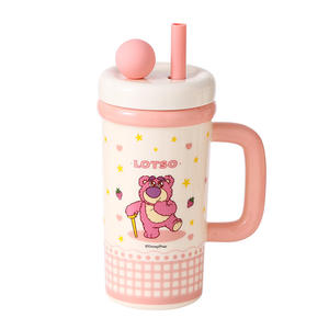 <strong>Winnie</strong> <strong>Pooh</strong> Ceramic <strong>Mug</strong> Large Capacity With Lid And Handle Cartoon Design For Coffee Milk Breakfast Use - Product Image 4