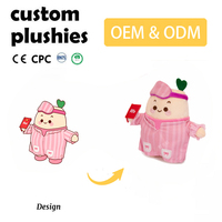 Peluche personnalisée, jouet en peluche doux, poupée IP mignonne, cadeau pour enfants, fabricant OEM ODM en gros, forme, couleur, tissu et rembourrage personnalisés