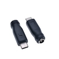 Adaptateur secteur DC, prise femelle 5521 mm vers USB-C mâle pour câble de charge de téléphone et tablette, vente en gros