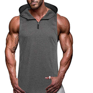 Completo Sportivo da <span class=keywords><strong>Uomo</strong></span>, <span class=keywords><strong>Abbigliamento</strong></span> Fitness, Canotta Senza Maniche, Felpa con Cappuccio da Palestra, T-Shirt Tagliata, Taglie Forti, <span class=keywords><strong>Abbigliamento</strong></span> Maschile - Product Image 1