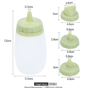 Dụng Cụ Làm Bánh Silicone Cream Pastry Piping <span class=keywords><strong>Icing</strong></span> Bánh Trang Trí Chai Ép Với 4 Đầu Phun - Product Image 2