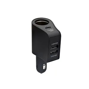 멀티 USB 담배 라이터 어댑터 소켓 분배기 3 USB 자동차 충전기