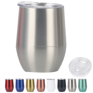 Bicchieri bicchiere da viaggio tazze da viaggio bicchieri da vino bicchiere da vino a doppia parete da 12 once bicchieri per uova isolati - Product Image 6