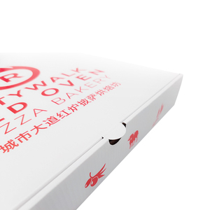Bán Buôn Tùy Chỉnh In Logo Trắng Sóng Bánh Pizza Đóng Gói Giấy Hộp Carton - Product Image 3