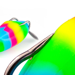 Señuelo de Pesca Biónico con Forma de Rana, 14g, Señuelo Suave de Superficie con Anzuelo Simple para Pesca en Agua Dulce - Product Image 3