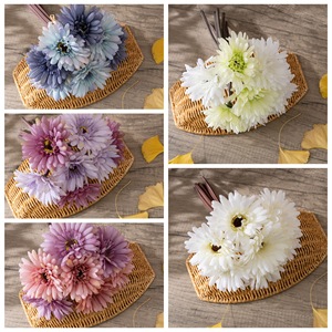 Bouquet de fleurs artificielles CallaFloral, bleu prince, violet romain, rose anglais, décoration de mariage, décoration de la maison, réutilisable, recyclable - Product Image 3